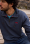 Weird Fish Mens Brampton 1/4 Zip Sweatshirt 203659